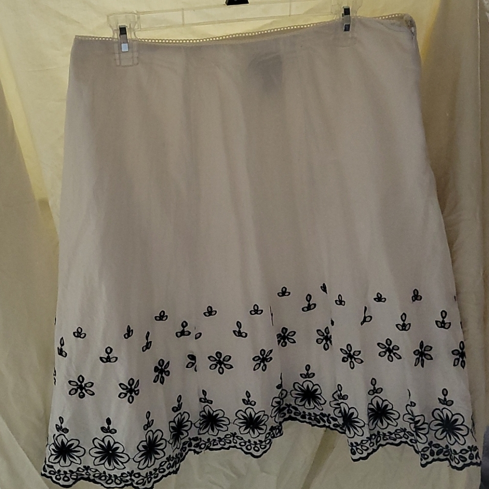 White and Black skirt